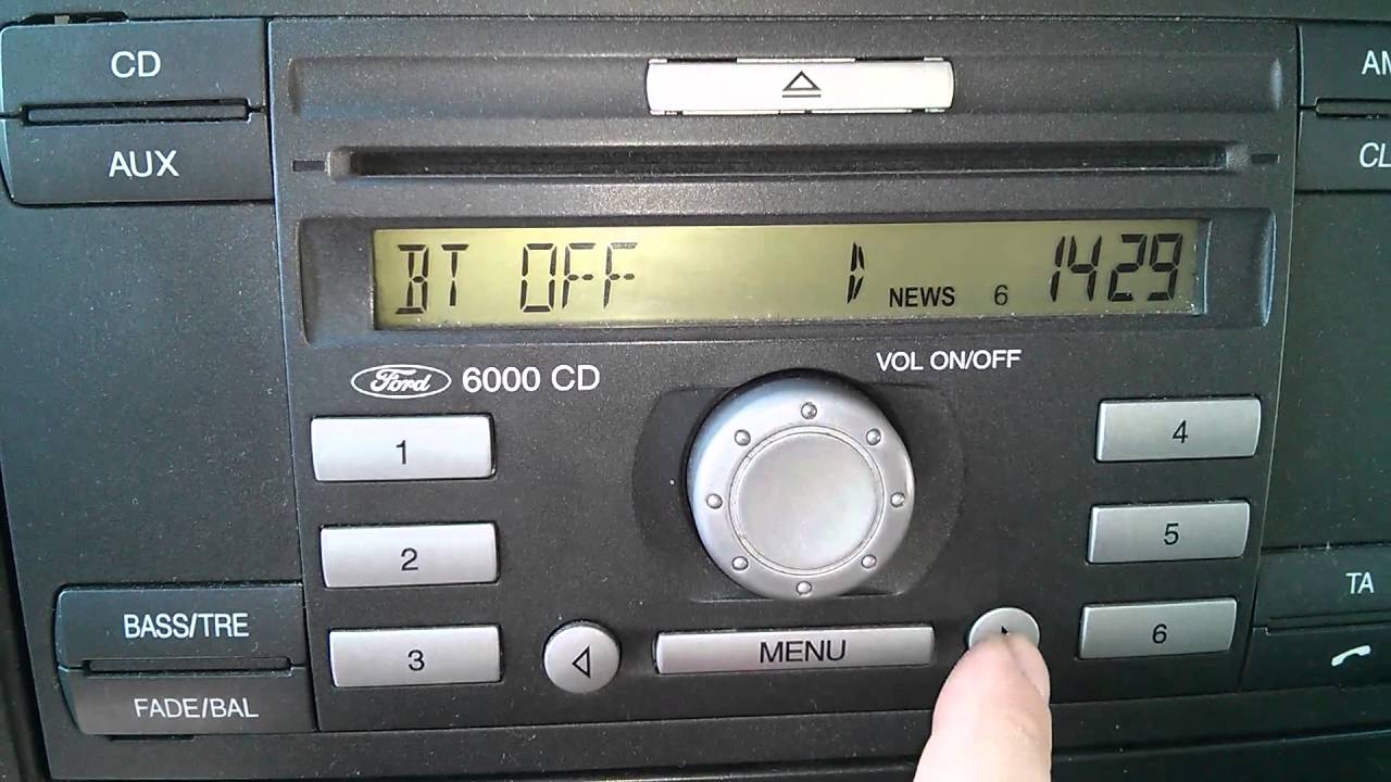 Штатная громкая связь hans free frod transit 2.2 CD6000