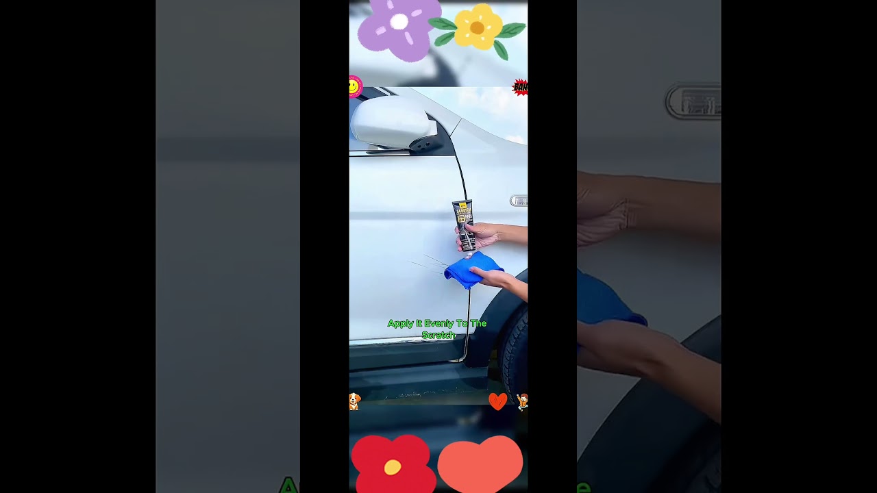 Fix Small Car Scratches Easily with Scratch Wax #fok #car scratch repair #scratch repair