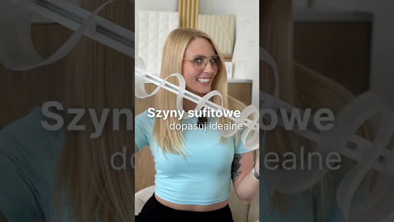 Odkryj nowoczesne szyny sufitowe! #szyny #zasłony #okna