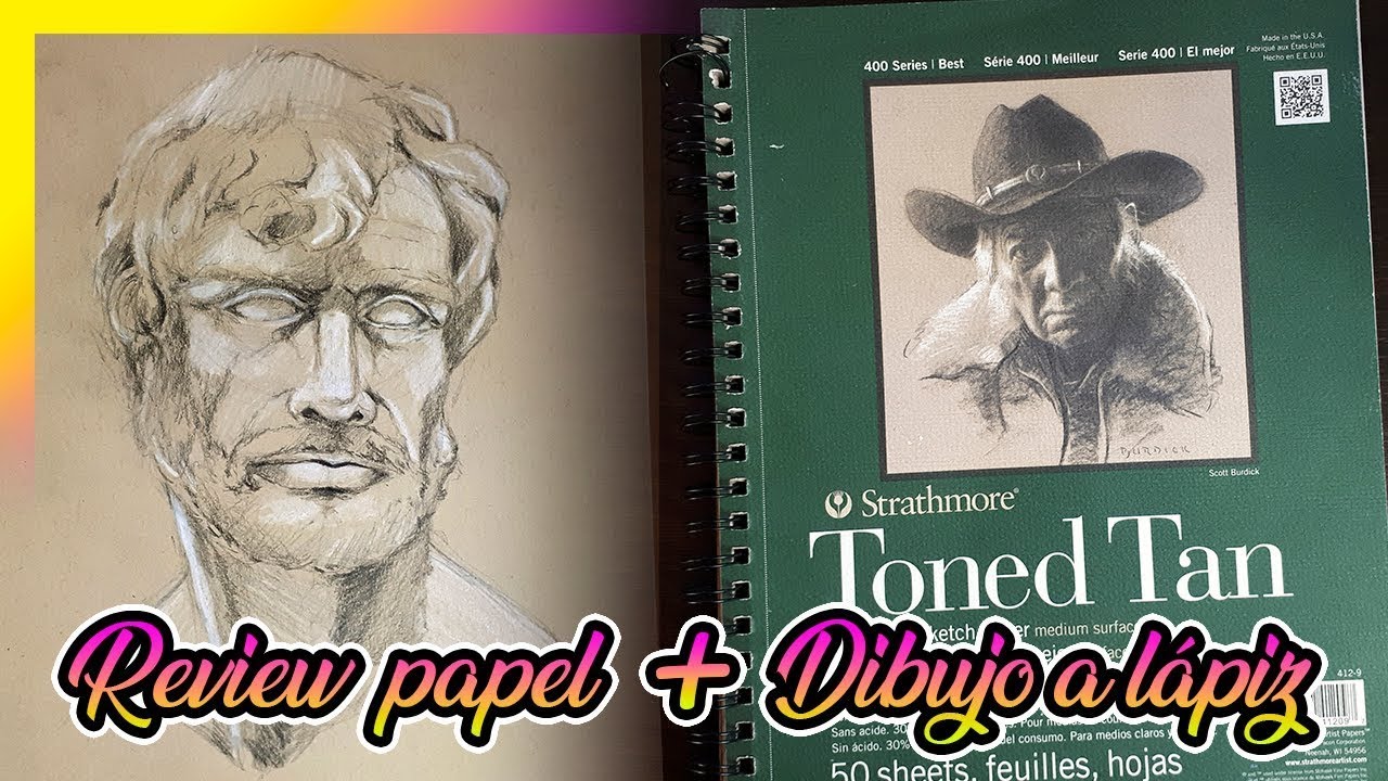 MEJOR PAPEL PARA DIBUJAR a LAPIZ y Hacer BOCETOS | Papel Kraft Papel Toned Tan