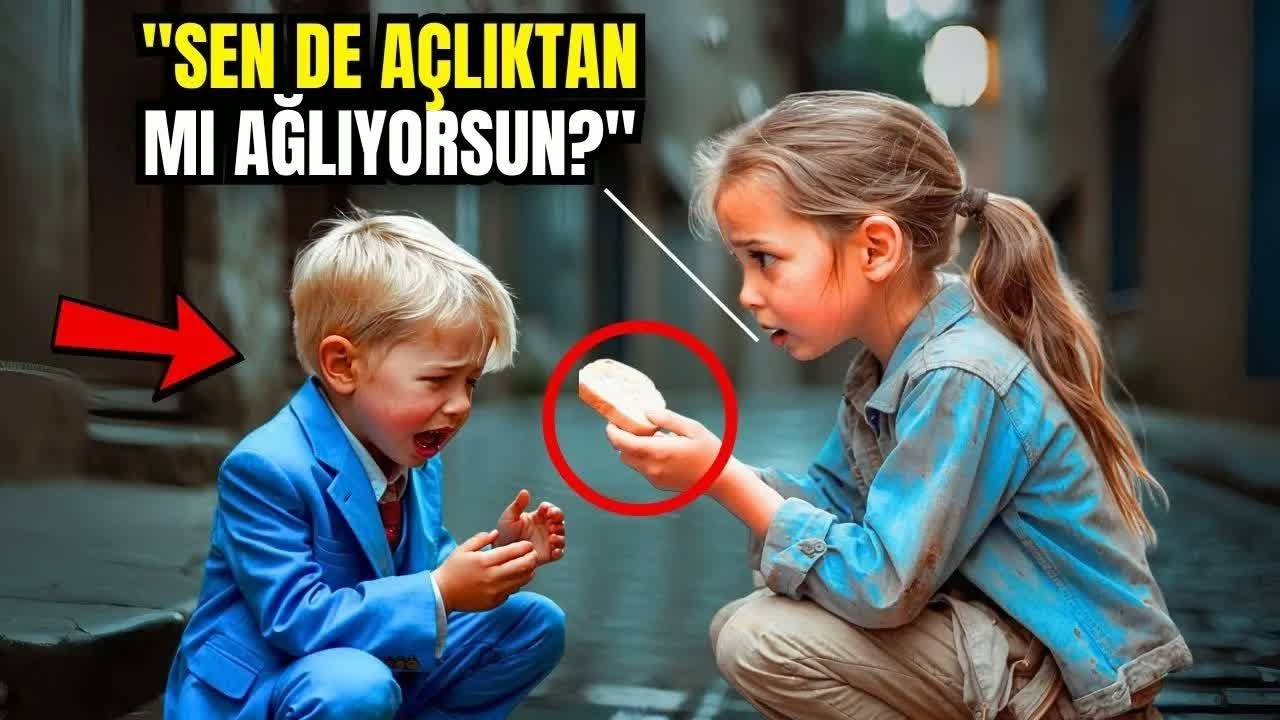 Fakir kız, kaybolan çocuğa son yemeğini verdi… Babasının milyoner olduğunu bilmeden!