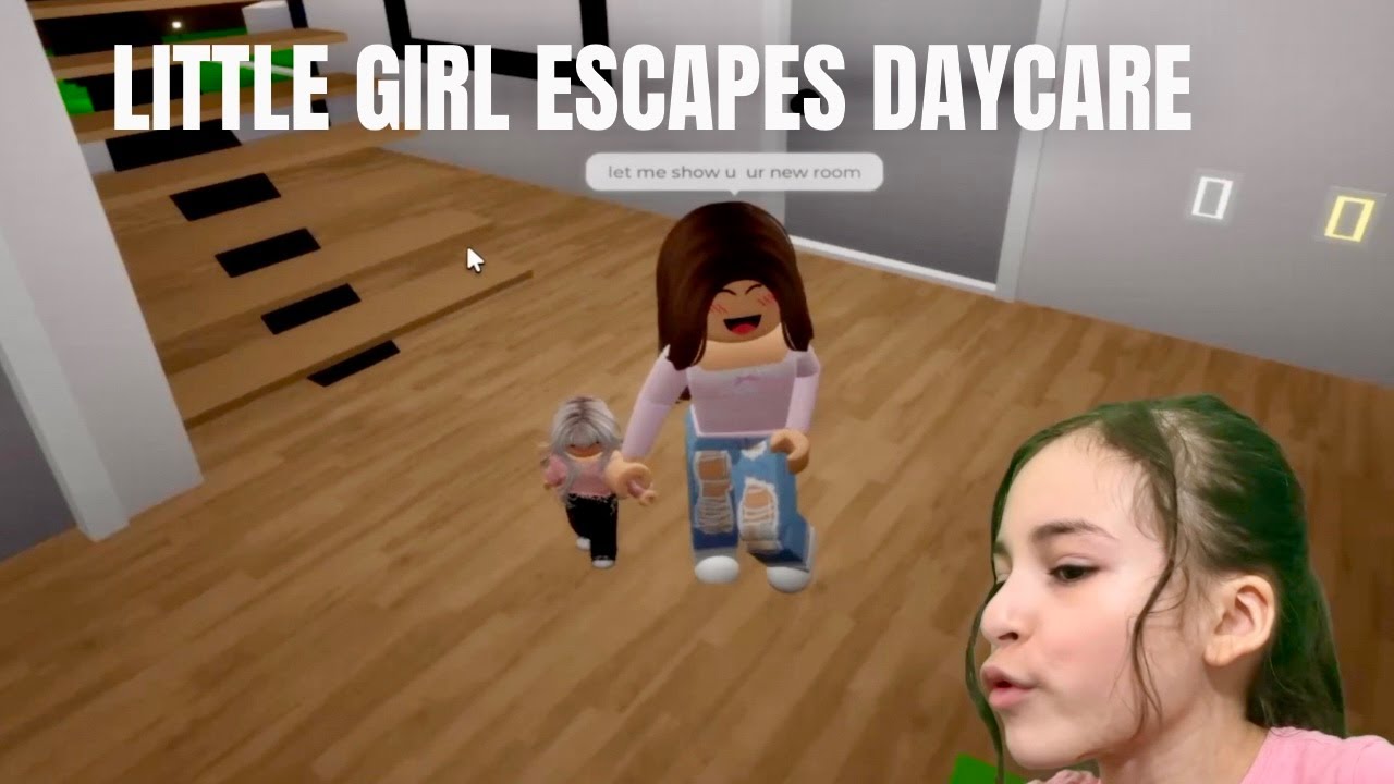 Roblox Brookhaven 🏡RP : Little Girl Escapes Daycare