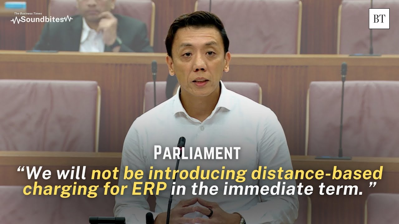 (FULL) Jeffrey Siow on ERP distance-based charging, OBUs deadline