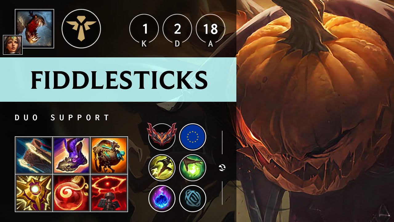 Fiddlesticks Support vs Brand - EUW Grandmaster Patch 25.07
