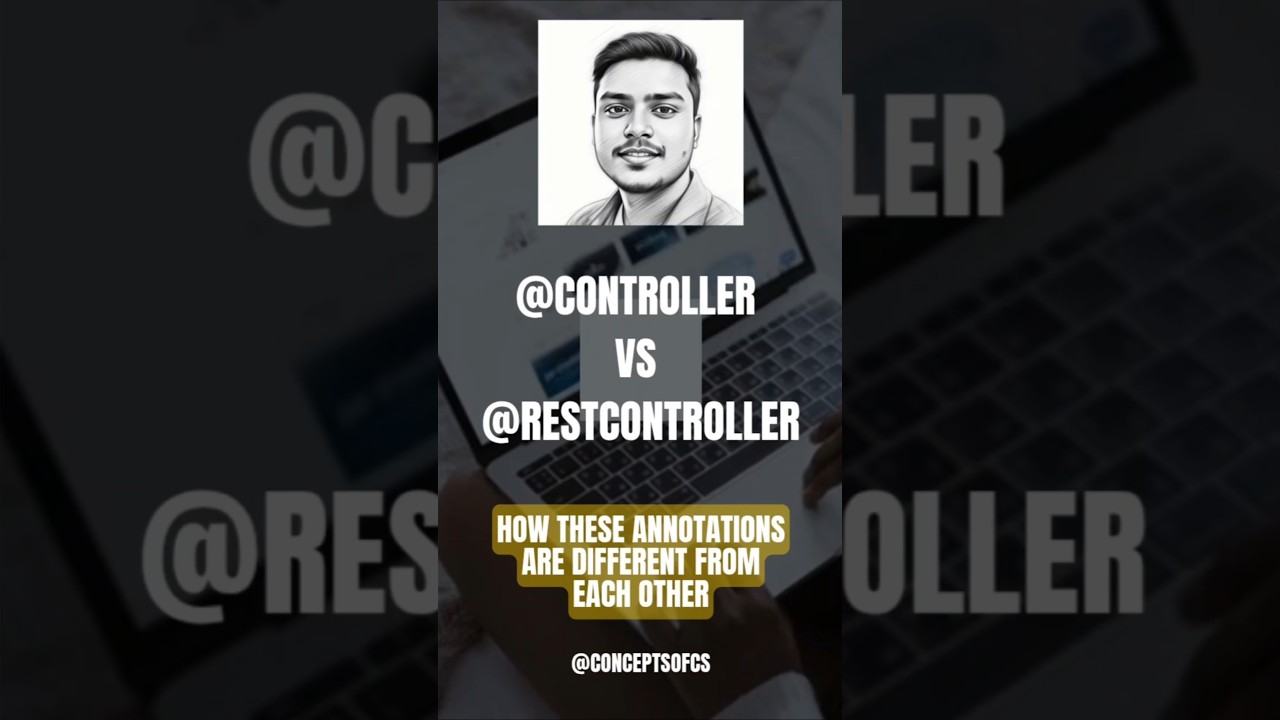 @Controller vs @RestController. #coding #springboot #java #javaprogramming #javabackend