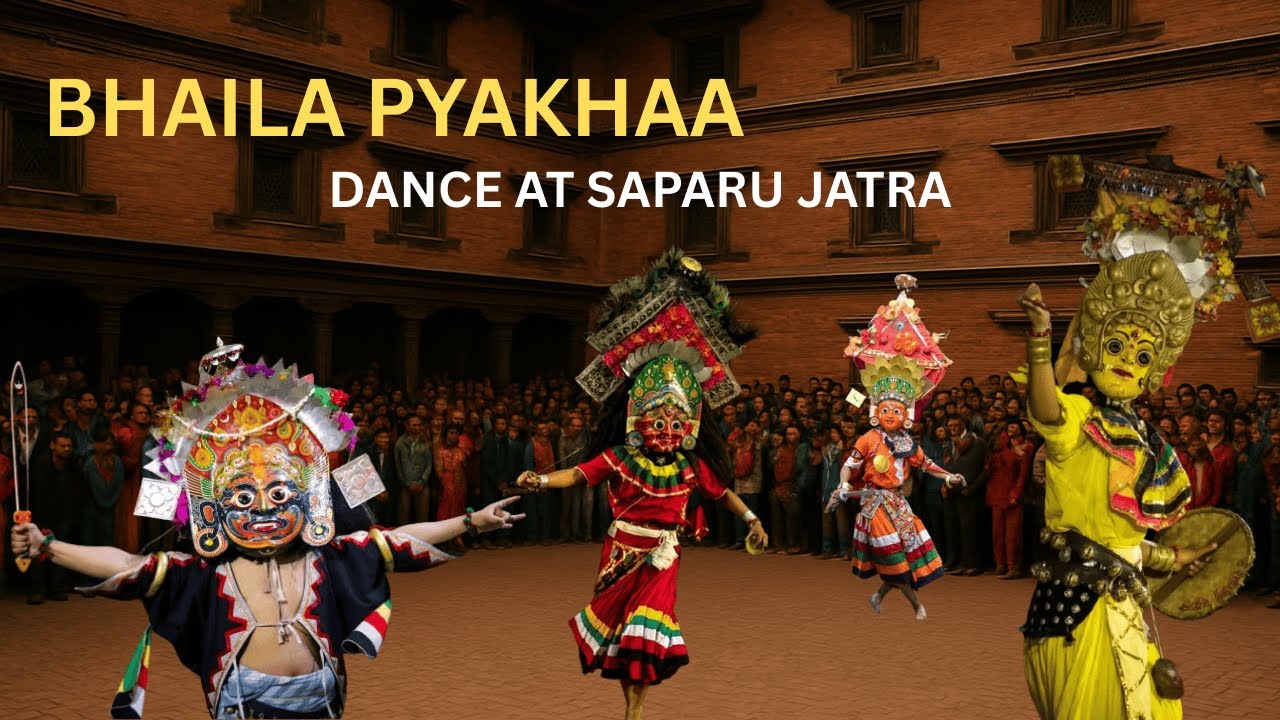 Unseen Bhaila Pyakhaa Moments from Saparu Jatra 😱 | Bhaktapur Jatra Vibes