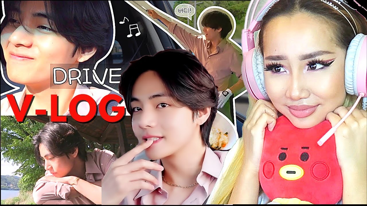 58 MINS OF TAEHYUNG! 😍  [BTS VLOG] V l DRIVE VLOG | REACTION/REVIEW