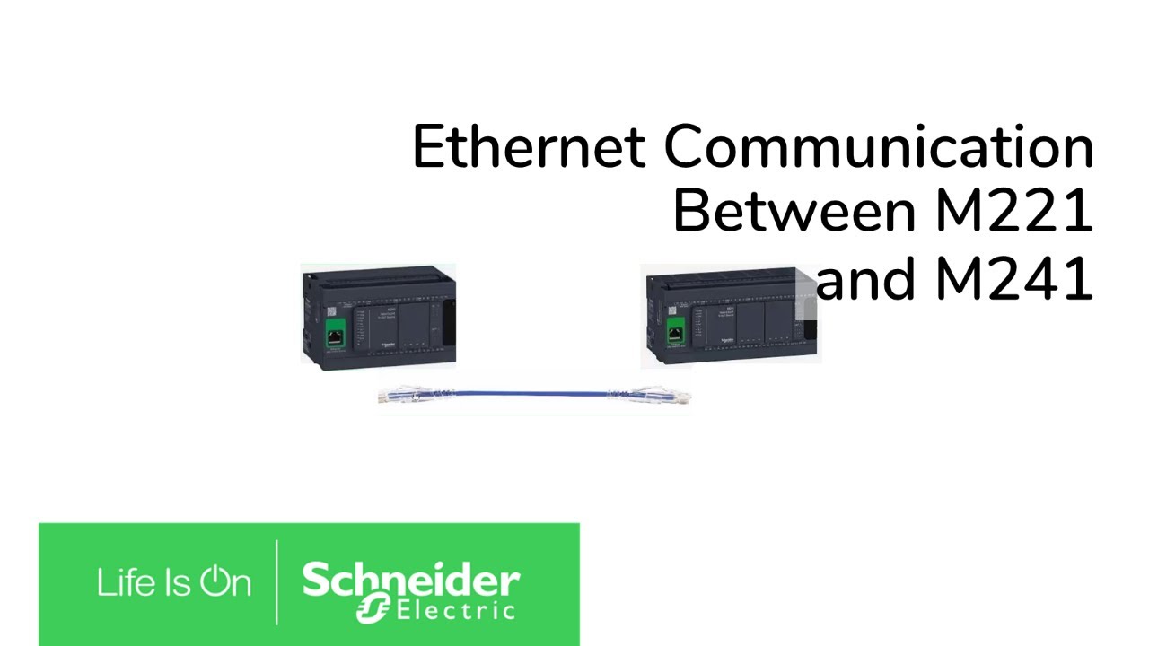 Как настроить M241 и M221 для взаимодействия через Ethernet/IP | Schneider Electric