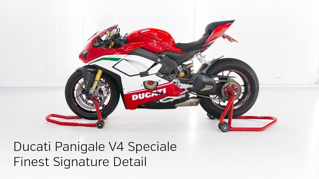 High End Detailing Ducati Panigale V4 Speciale Finest Signature Detail