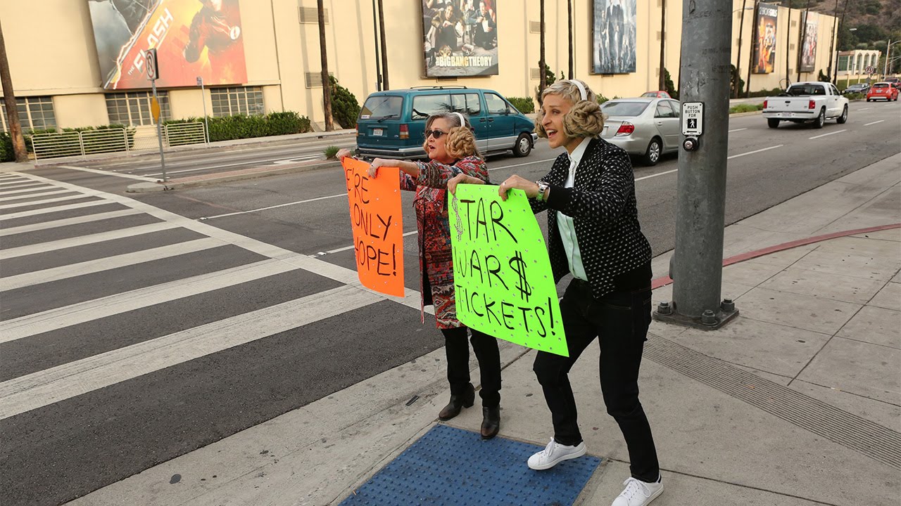Carrie Fisher and Ellen Sell&nbsp;'Star Wars'&nbsp;Tickets