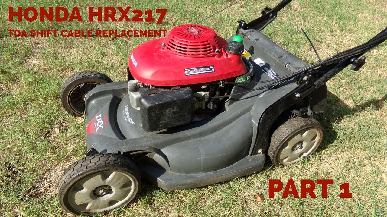 Honda HRX217 TDA shift cable replacement part 1