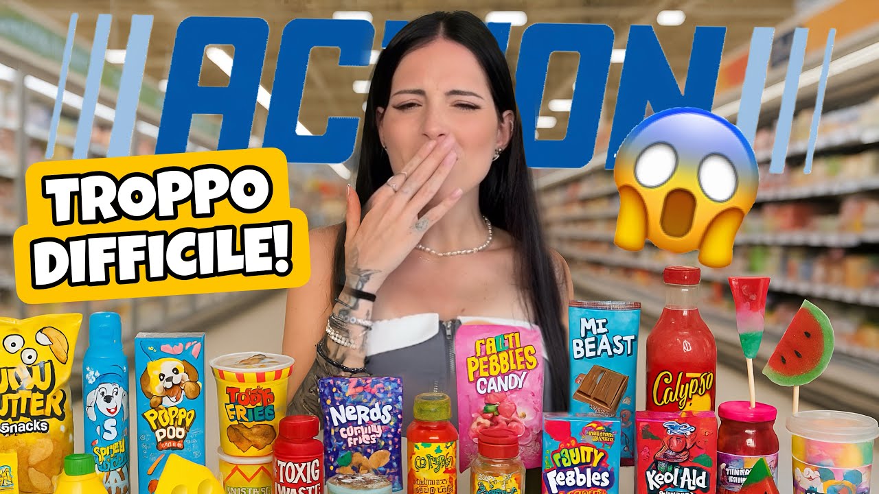 PROVO TUTTO IL CIBO DI ACTION! (Devastante!)