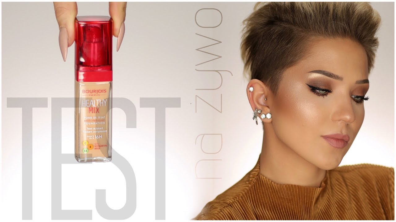 🤔TEST NA ŻYWO: BOURJOIS HEALTHY MIX cała seria + ROZŚWIETLACZ, który MNIE ZASKOCZYŁ| kitulec