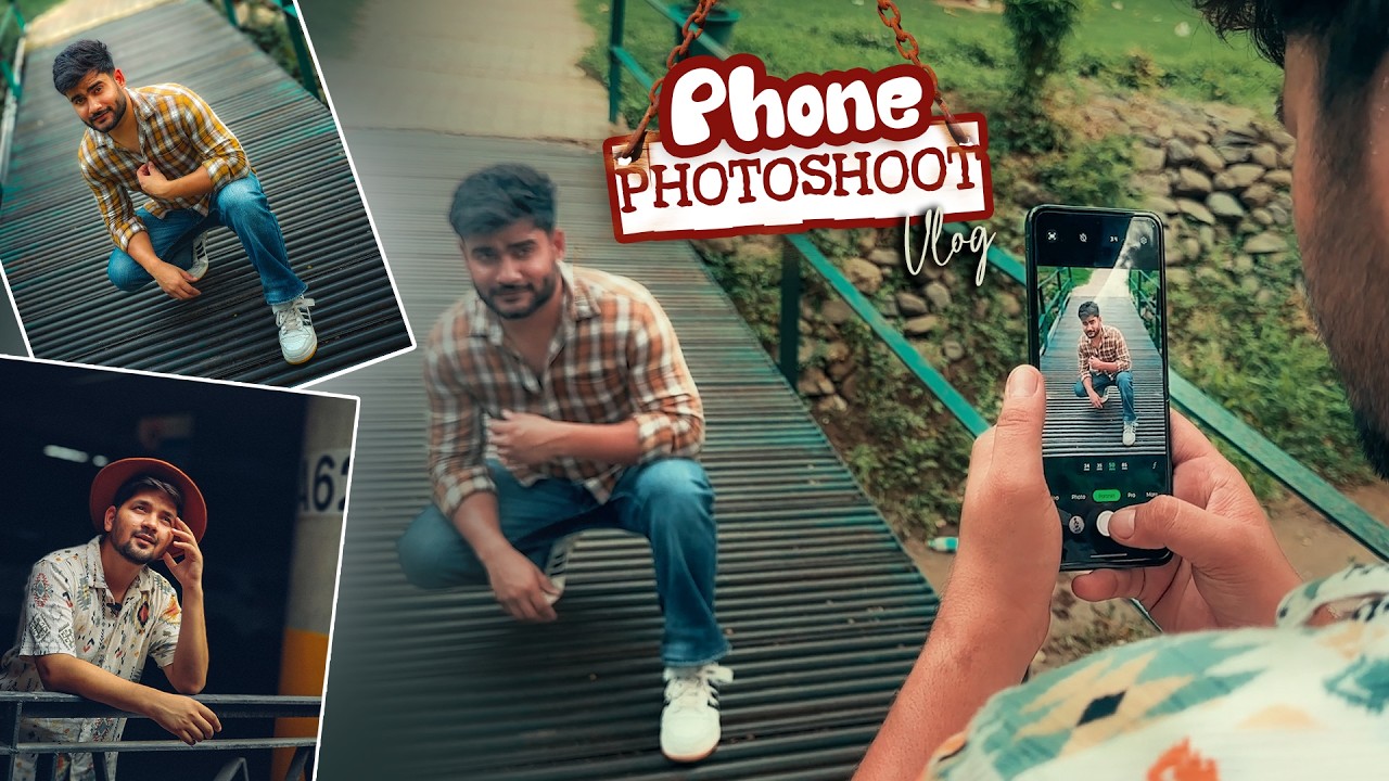 Random Photoshoot With Phone - Vlog