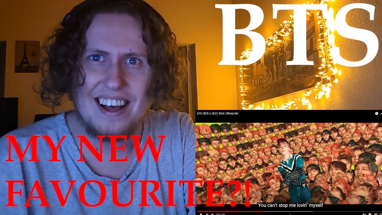 FIRST TIME REACTION TO BTS -IDOL