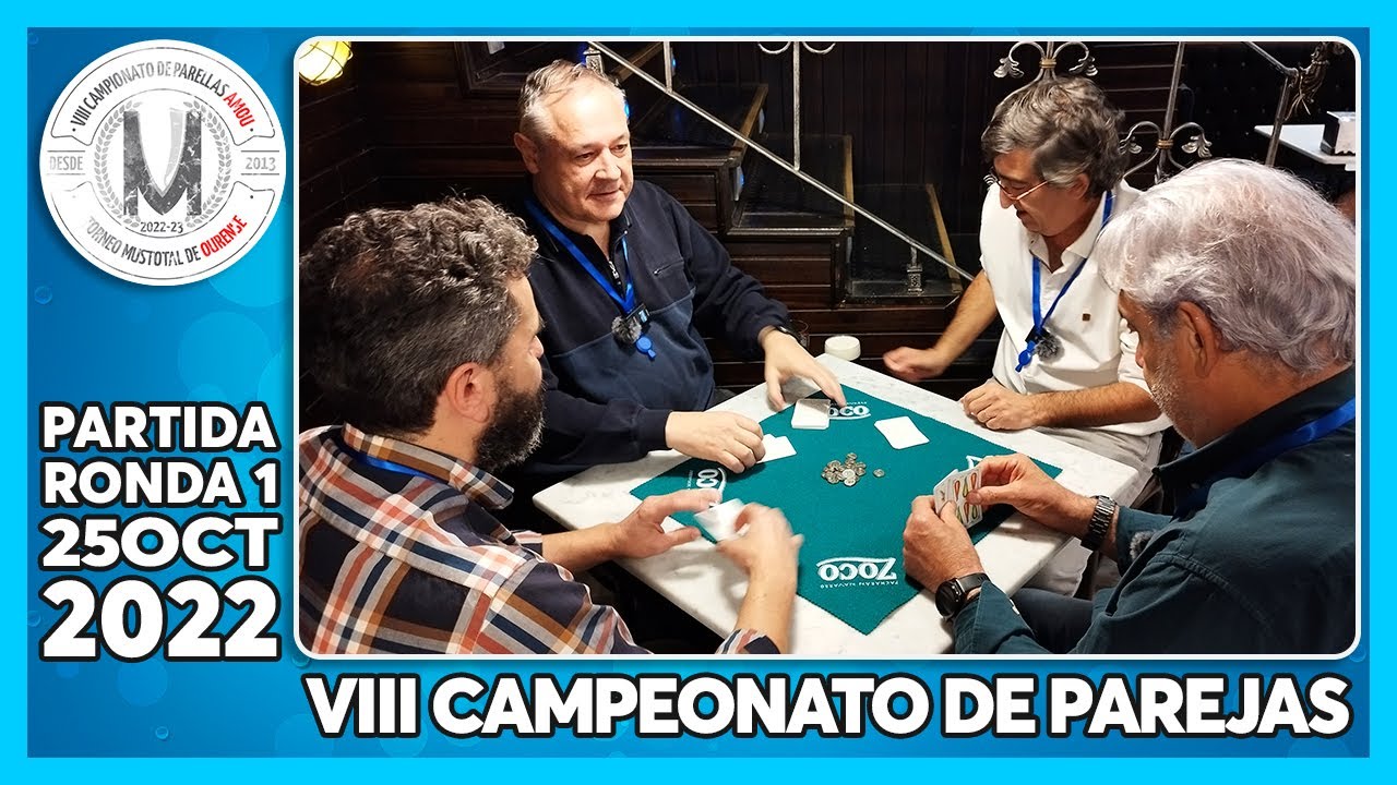Partida de Mus Ⓜ️ Miguel - Manolo vs Andr&eacute;s - Pablo