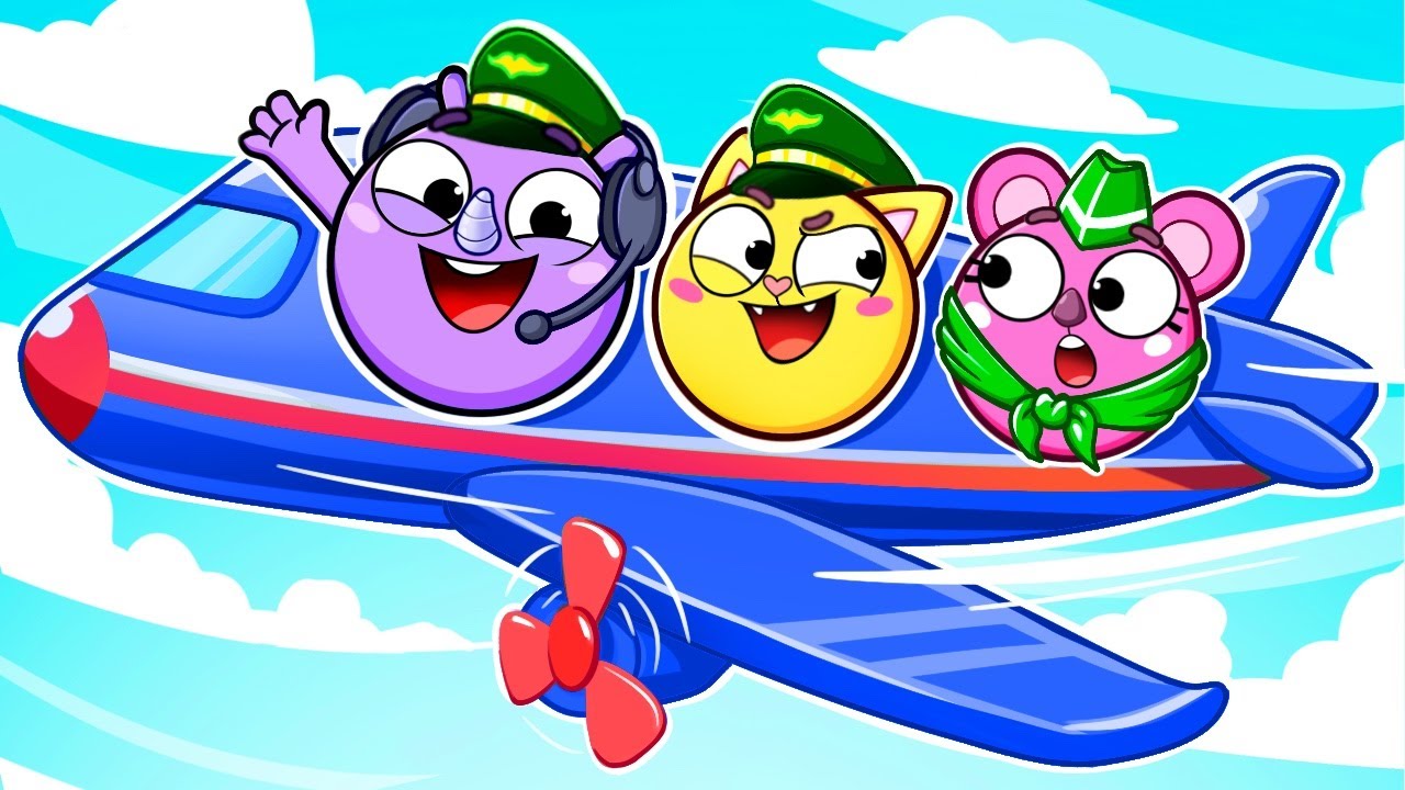 First Flight Fun! 🧳Airplane Safety Tips Song ✈️ Air Travel Tips for Toddlers by Baby Zoo TV