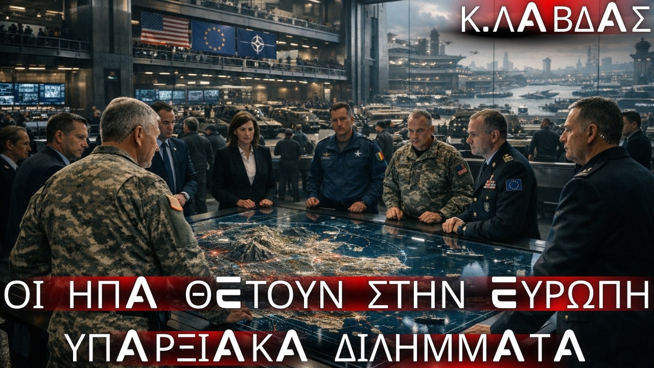 Κωνσταντίνος Λάβδας: Τελεσίγραφα ΗΠΑ σε Ευρώπη- Αντιμέτωποι με στρατηγικά διλήμματα οι Ευρωπαίοι