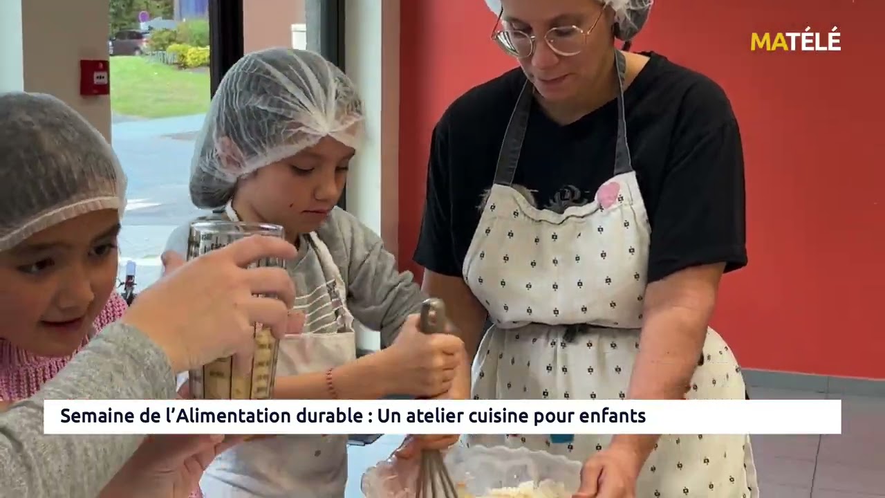 VIE LOCALE : Semaine de l'Alimentation durable : Un atelier cuisine pour les enfants