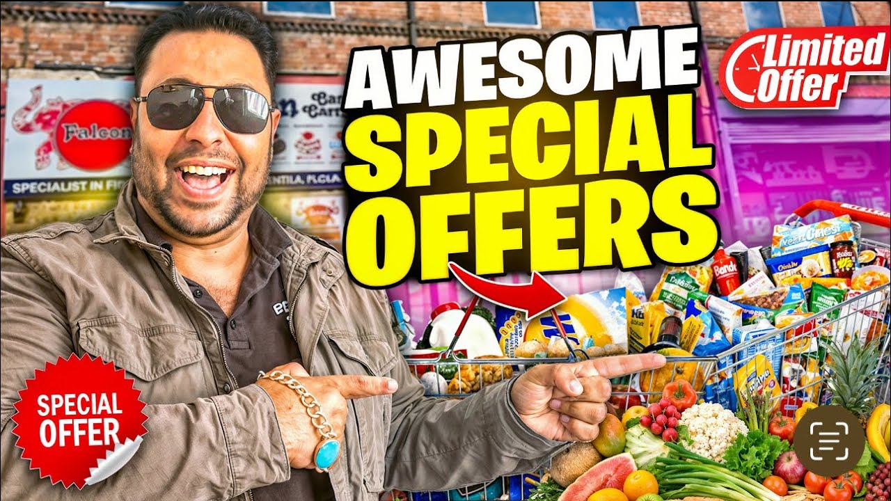 £100 Desi Grocery Shopping in Leicester – Falcon Cash & Carry Tour! | Kashifs world