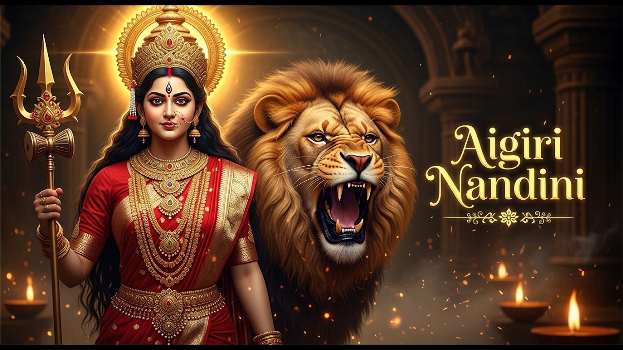 Aigiri Nandini Stotram | Mahisasuramardini | महिषासुर मर्दिनी स्तोत्र | Powerful Durga Chanting