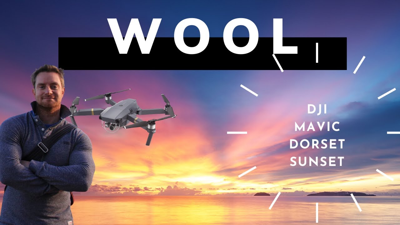 Sunset Over Wool - Drone 2K Footage - DJI MAVIC PRO - Beautiful Dorset Is The Best !!