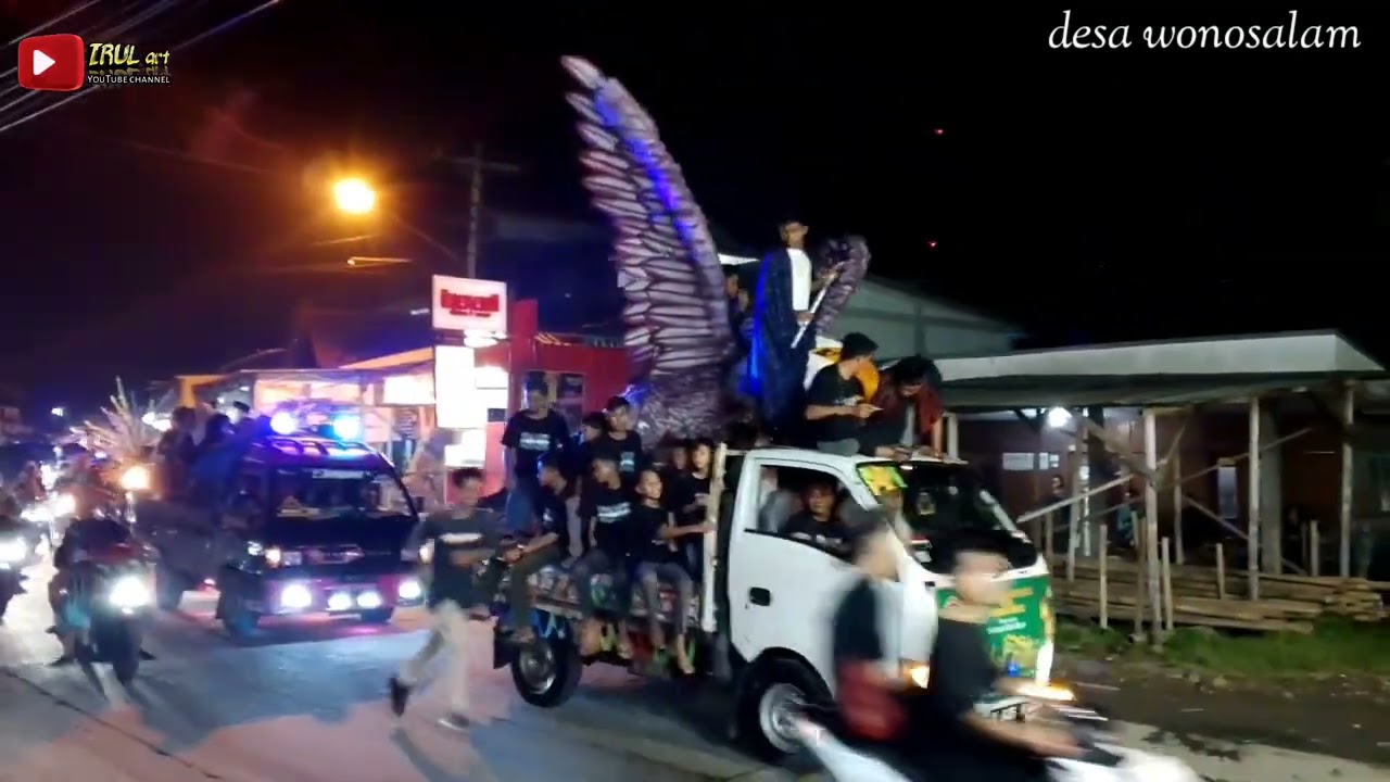 festival takbir keliling // takbiran desa wonosalam 2024
