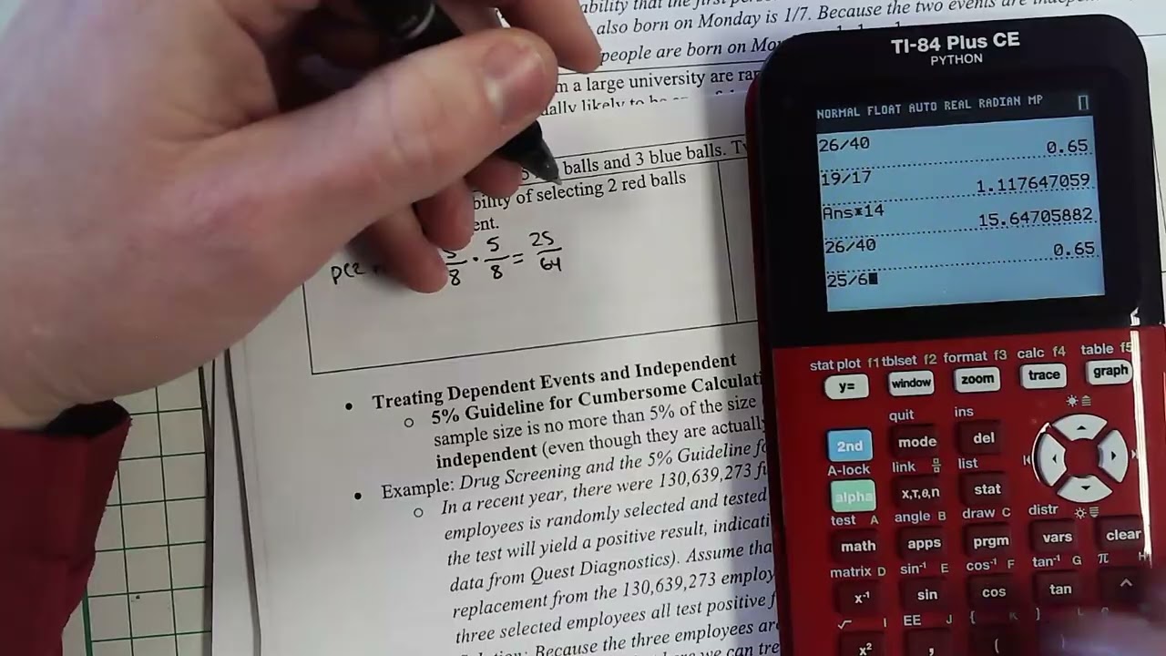 STAT 2163 Lesson 4.2 Example #4 Formal Multiplication Rule