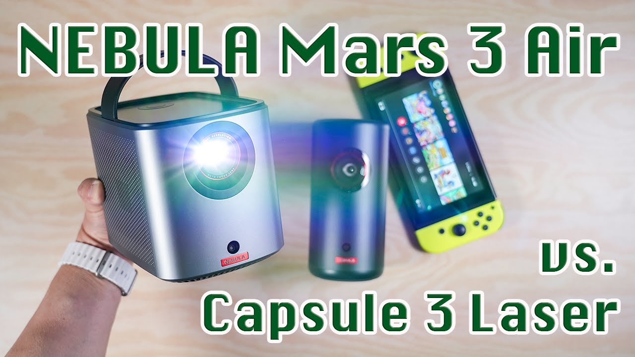 Лазерный проектор Nebula Mars 3 Air против Capsule 3 | Компактный и портативный для путешествий 2024