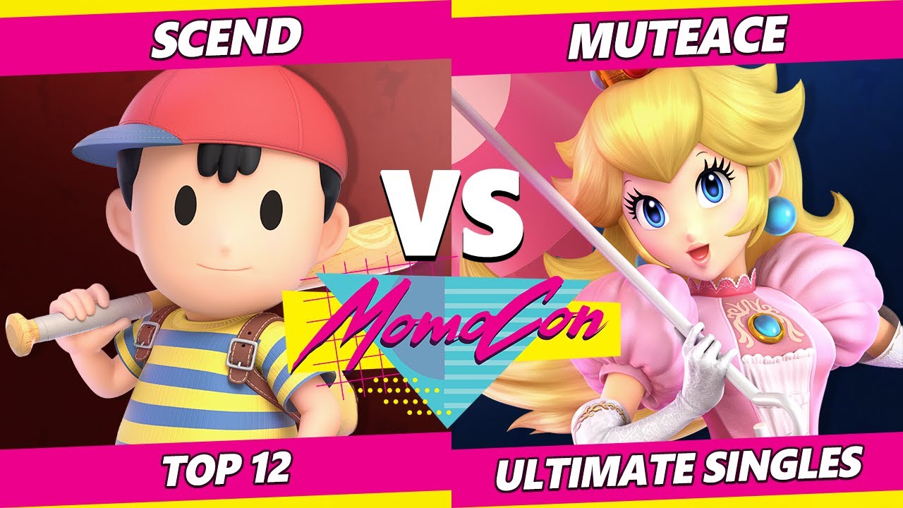 MomoCon 2022 Top 12 - Scend (Ness) Vs. MuteAce (Peach) SSBU Ultimate Tournament