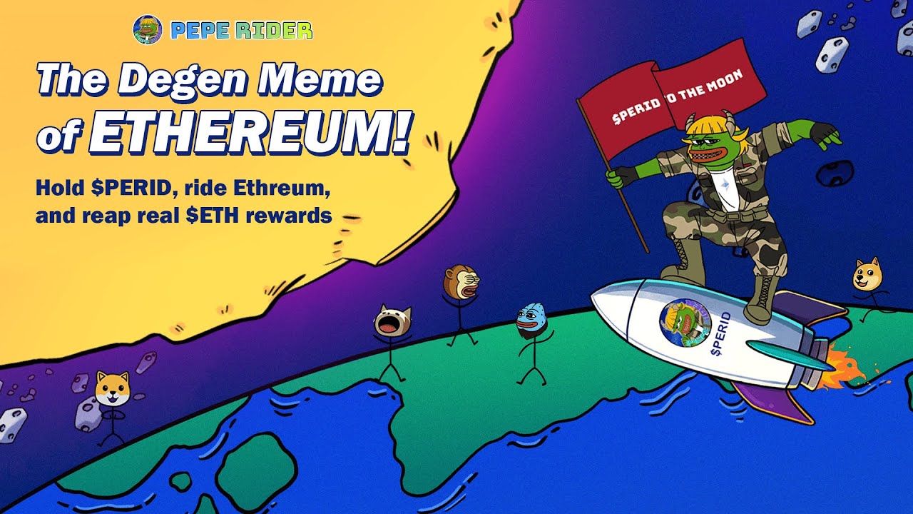 Meet Pepe Rider ($PERID): Ethereum&rsquo;s Funniest & Bullish Meme Token 🐸