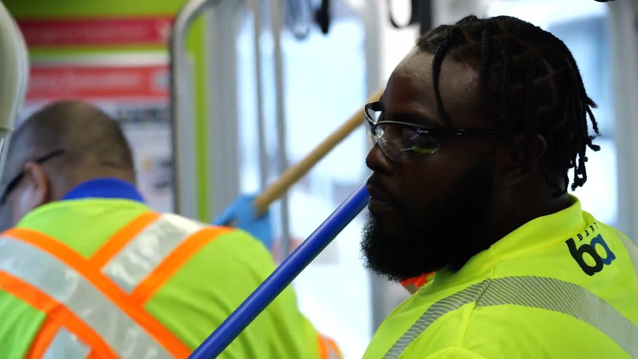 BART Car Cleaning B-Roll