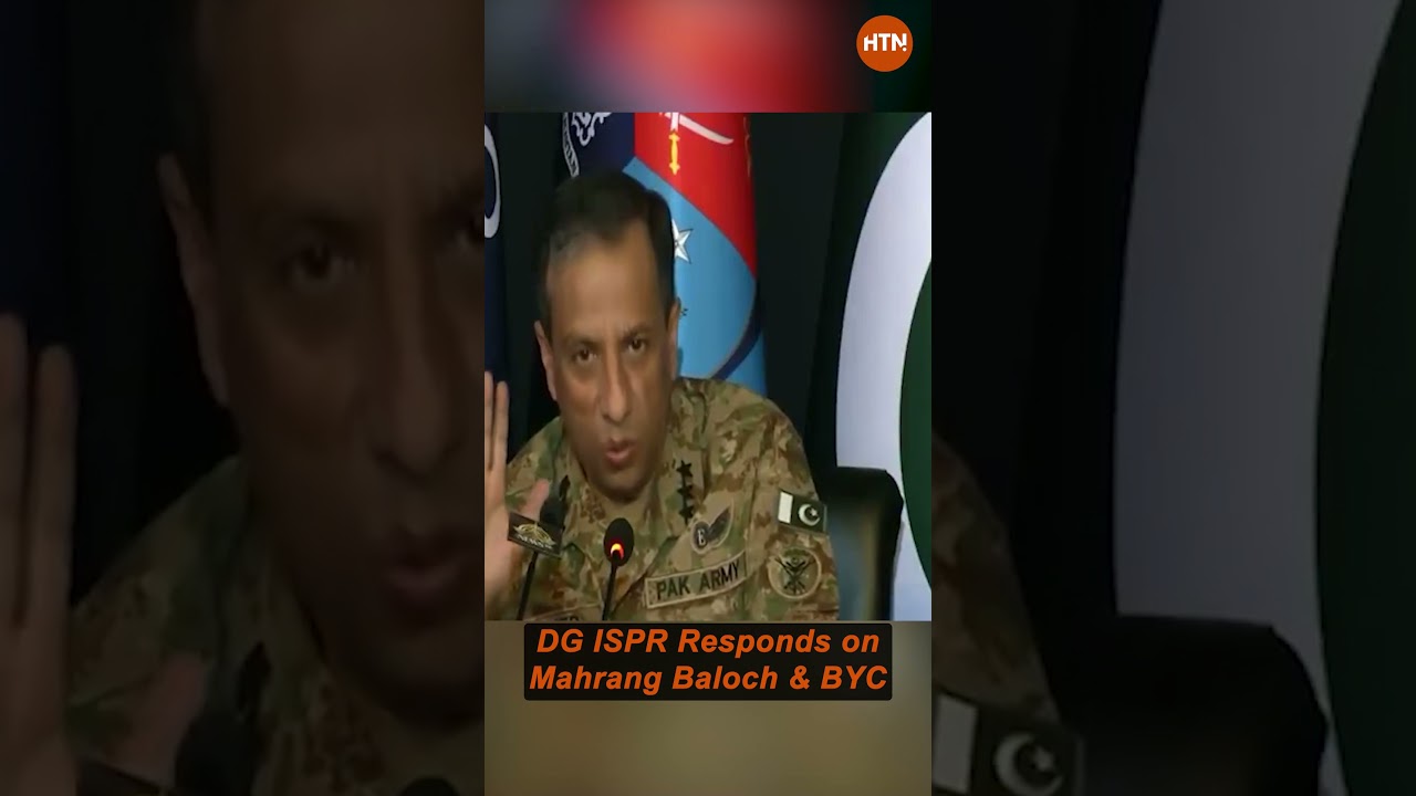 Figures Like The Baloch Yakjehti Committee and Mah Rang Baloch Must Be Unmasked | DG ISPR