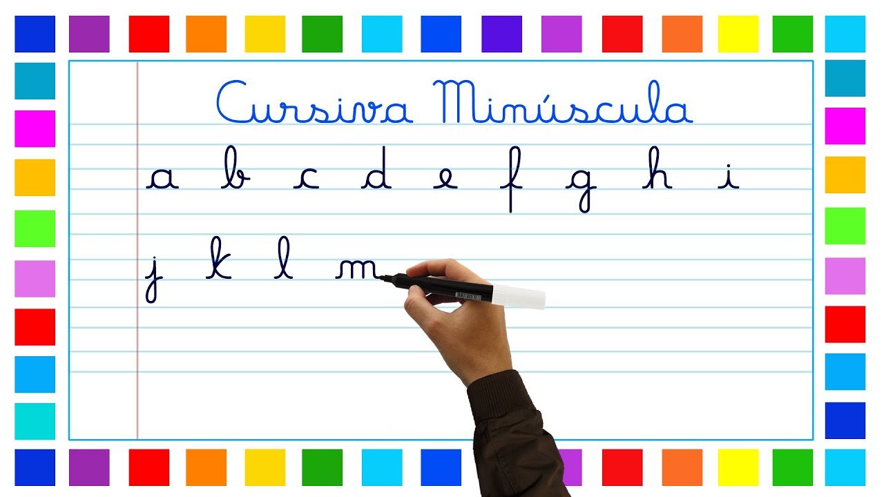 Aprenda a escrever o alfabeto com letras cursivas com boa caligrafia | ITO ABC | Em português [022]