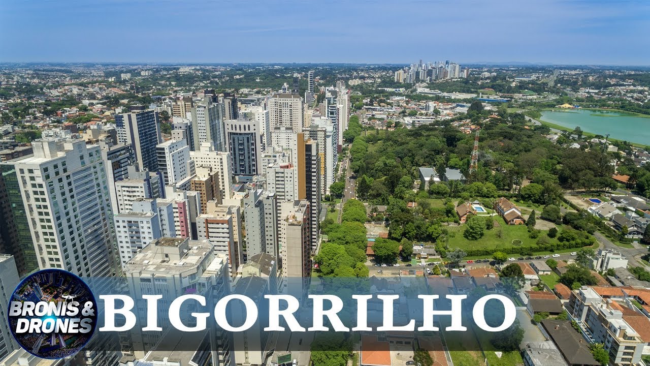 Conheça o bairro Bigorrilho ou Champagnat de Curitiba por drone
