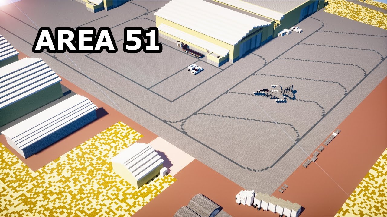 Minecraft Area 51 USAF Base Map Tour