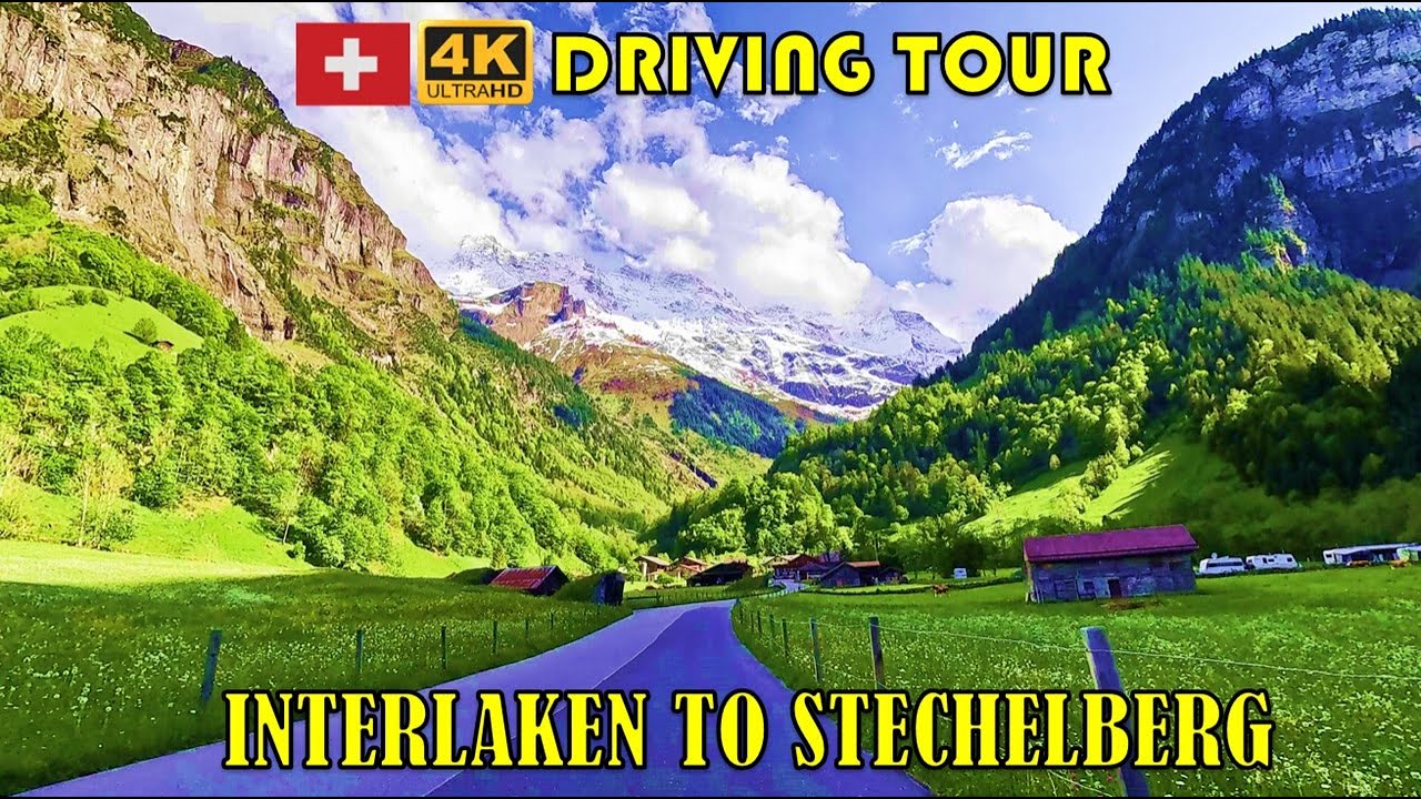 Interlaken to Stechelberg: Scenic Drive Through Swiss Lauterbrunnen Valley’s Majestic Landscapes