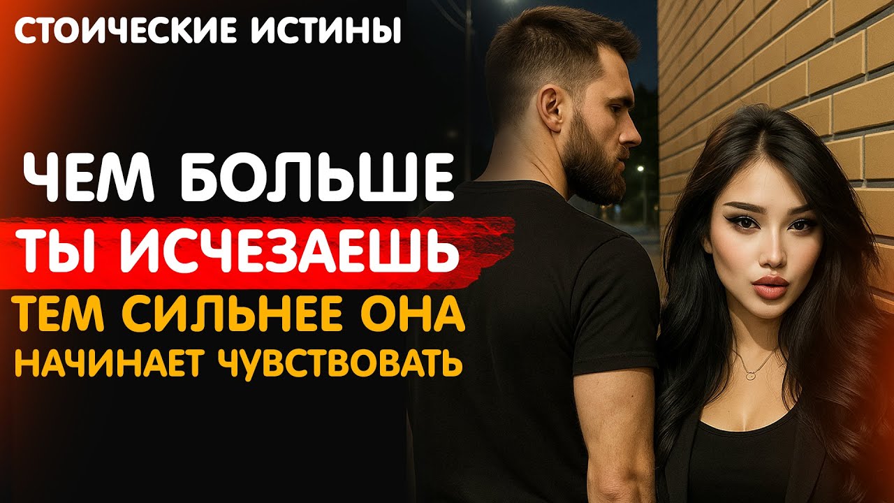 Когда Ты Просто Исчезаешь, Она Начинает Сильнее Чувствовать тебя / СТОИЦИЗМ И ОТНОШЕНИЯ
