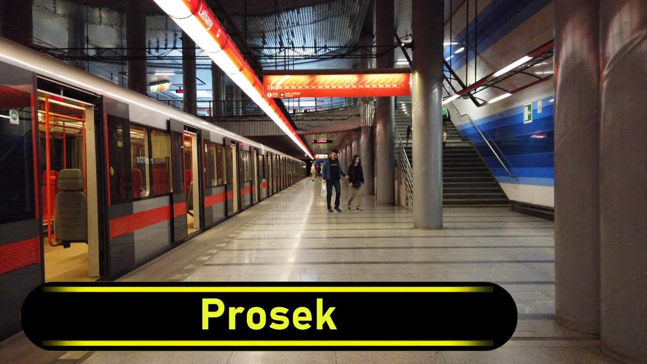 Metro Station Prosek - Prague 🇨🇿 - Walkthrough 🚶