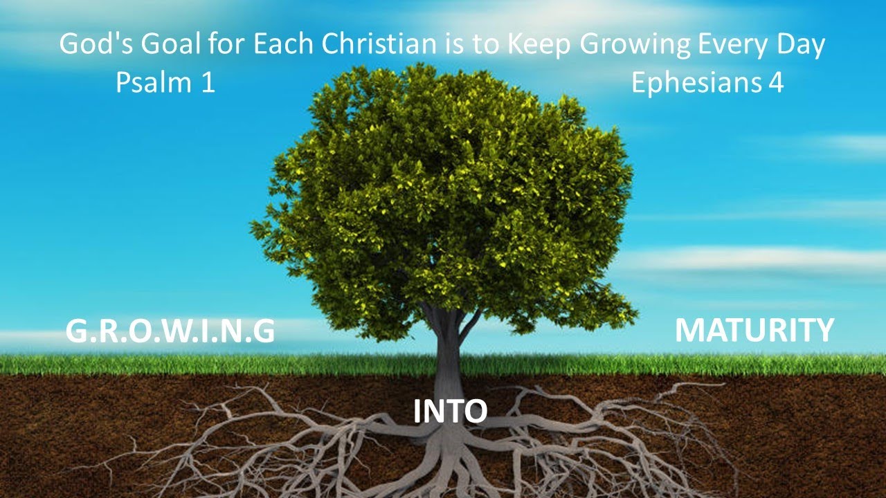 God's Goal for Each Christian is to Keep Growing Every Day - Psalm 1 & Ephesians 4