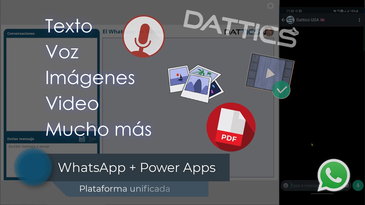 ¿WhatsApp y Power Apps? Plataforma de mensajería unificada