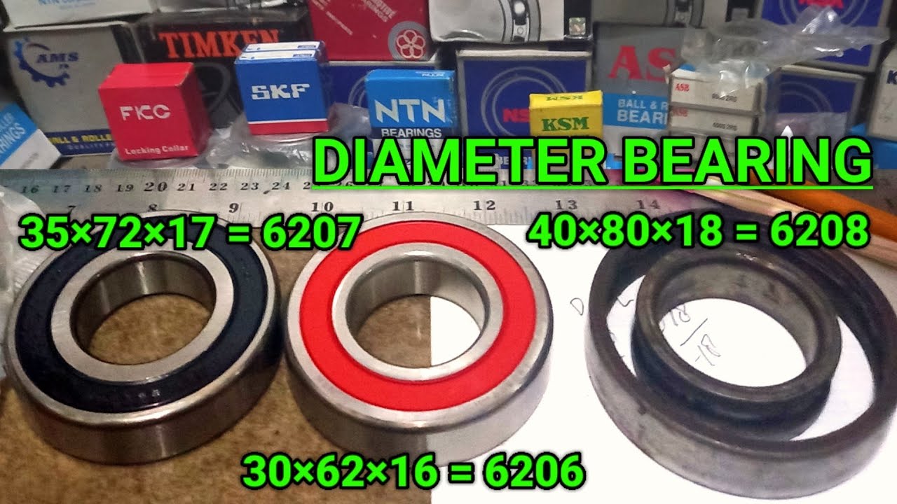 Ukuran Diameter Bearing | Cara Ukur Diameter Ball Bearing