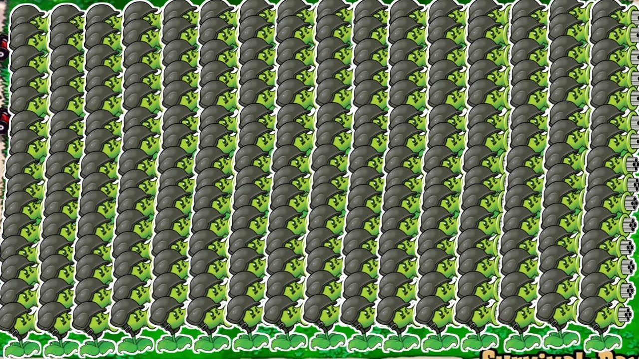 999 Gatling Pea vs Dr. Zomboss Plants vs Zombies Hack Epic Hack