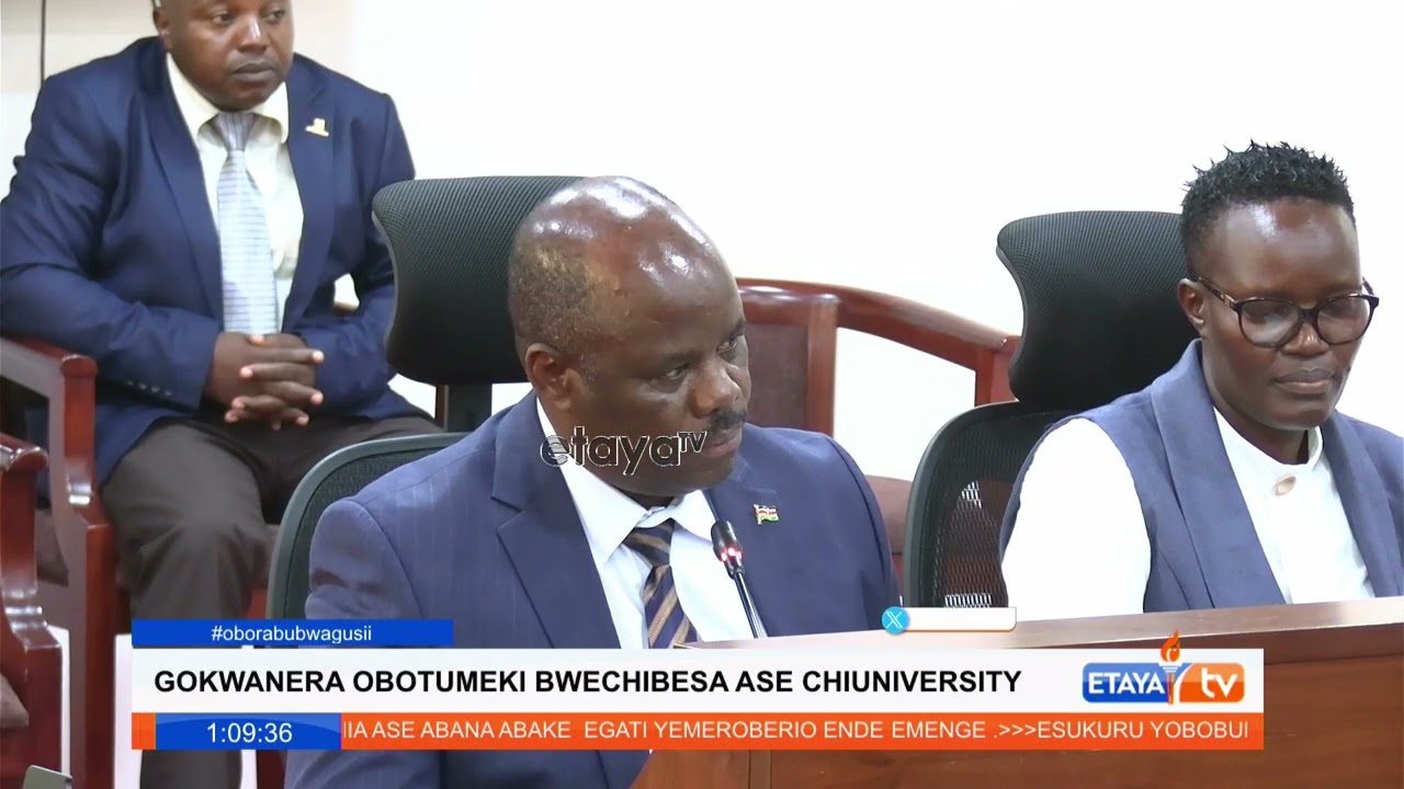 Nyamira Technical polytechnic principal and accounting officers appears before senate committe