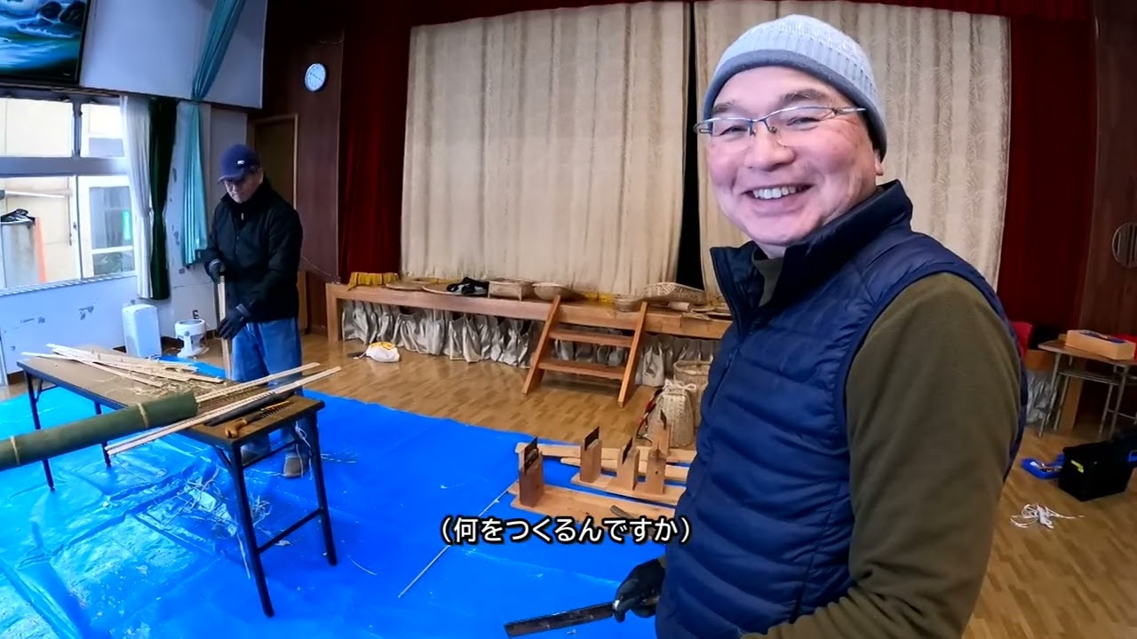 2026 02 27東仙道公民館 竹細工づくり