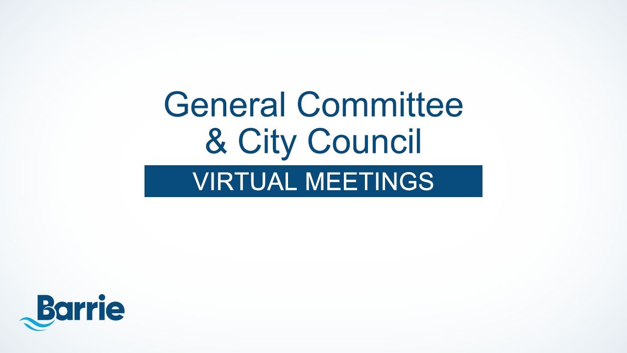 General Committee & City Council Meetings  | January 11, 2021