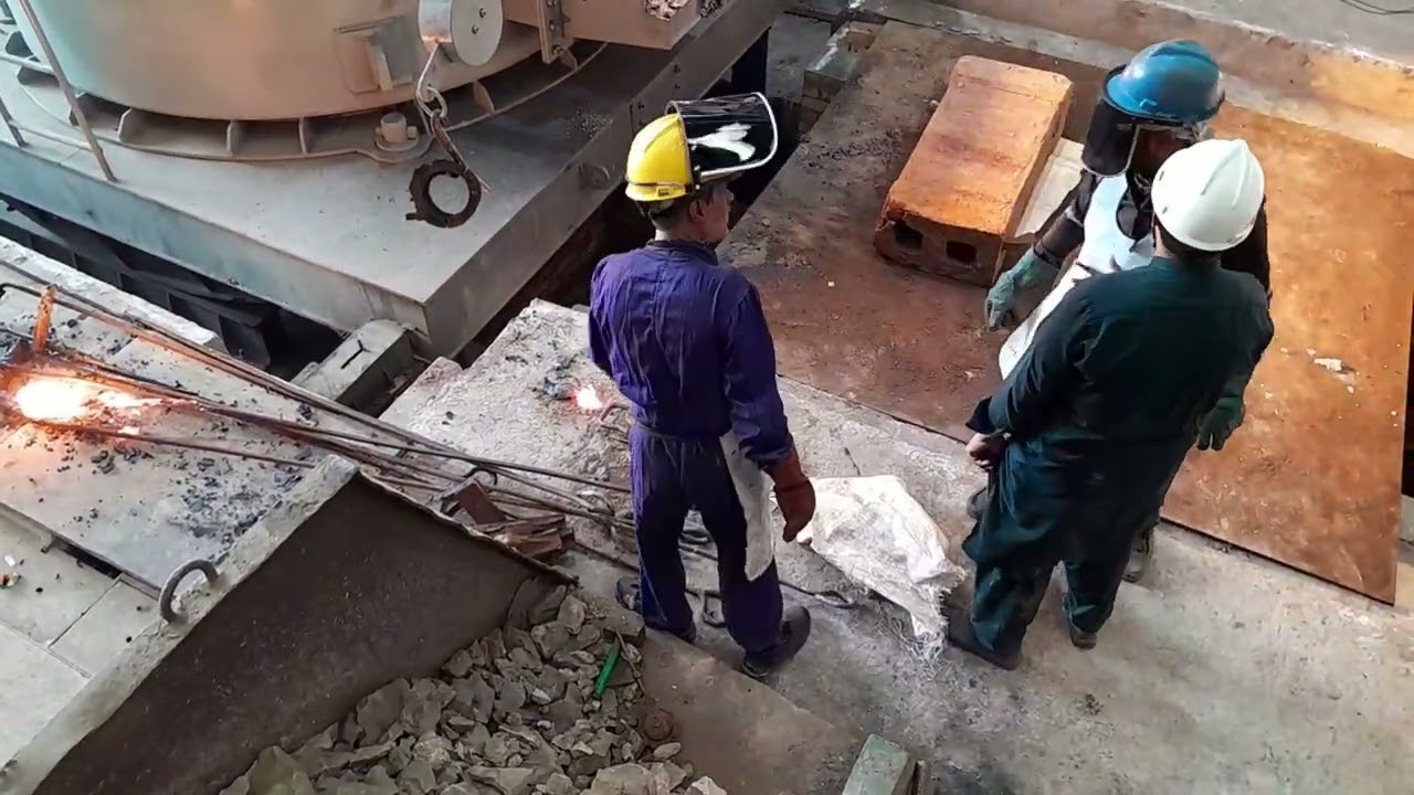 #ingots #furnace #chengda    Steel Casting, 1st Heat of Newly Installed Electric Arc Furnace Part 1