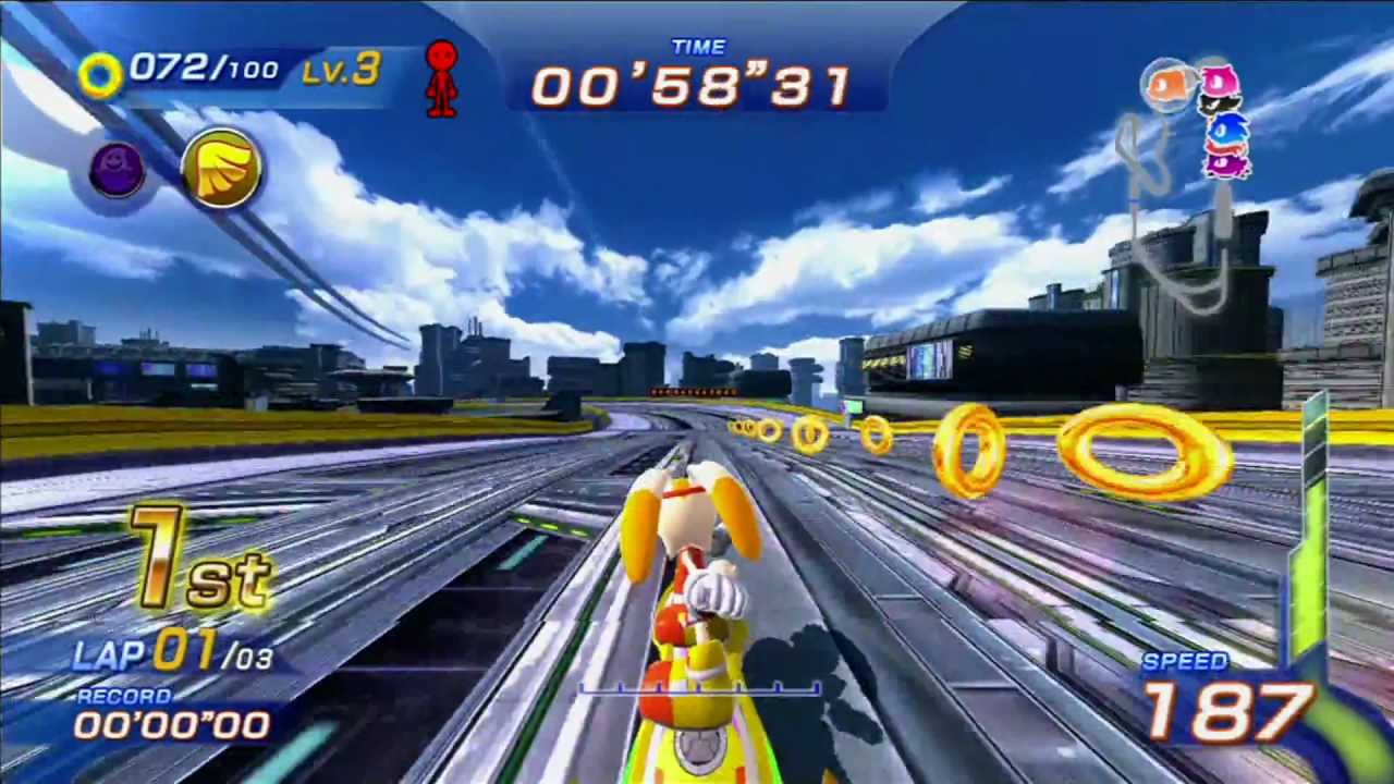 Sonic Free Riders: Metal City (Expert / Free Race) [1080 HD]