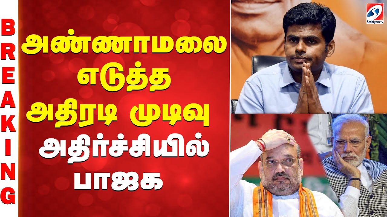 அண்ணாமலை எடுத்த அதிரடி முடிவு - அதிர்ச்சியில் பாஜக