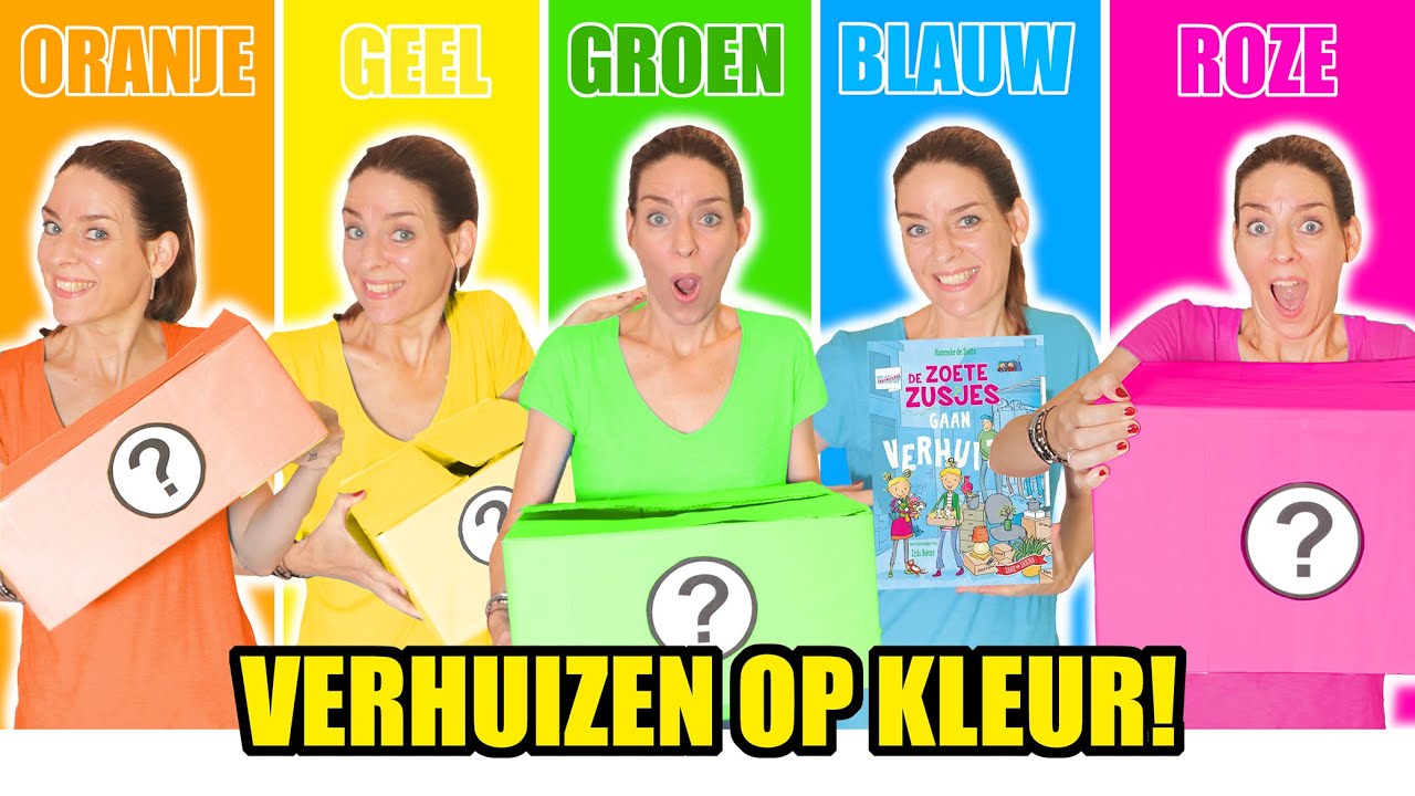 VERHUIZEN OP KLEUR CHALLENGE!! * Bij Mij Thuis Kinderboekenweek ♥DeZoeteZusjes♥